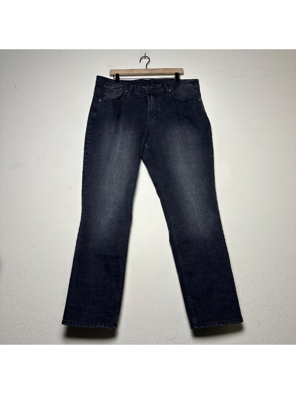 David Bitton Jackson Denim Jean Pant Men 38x32 Black Stretch Tall Big Punk Y2k